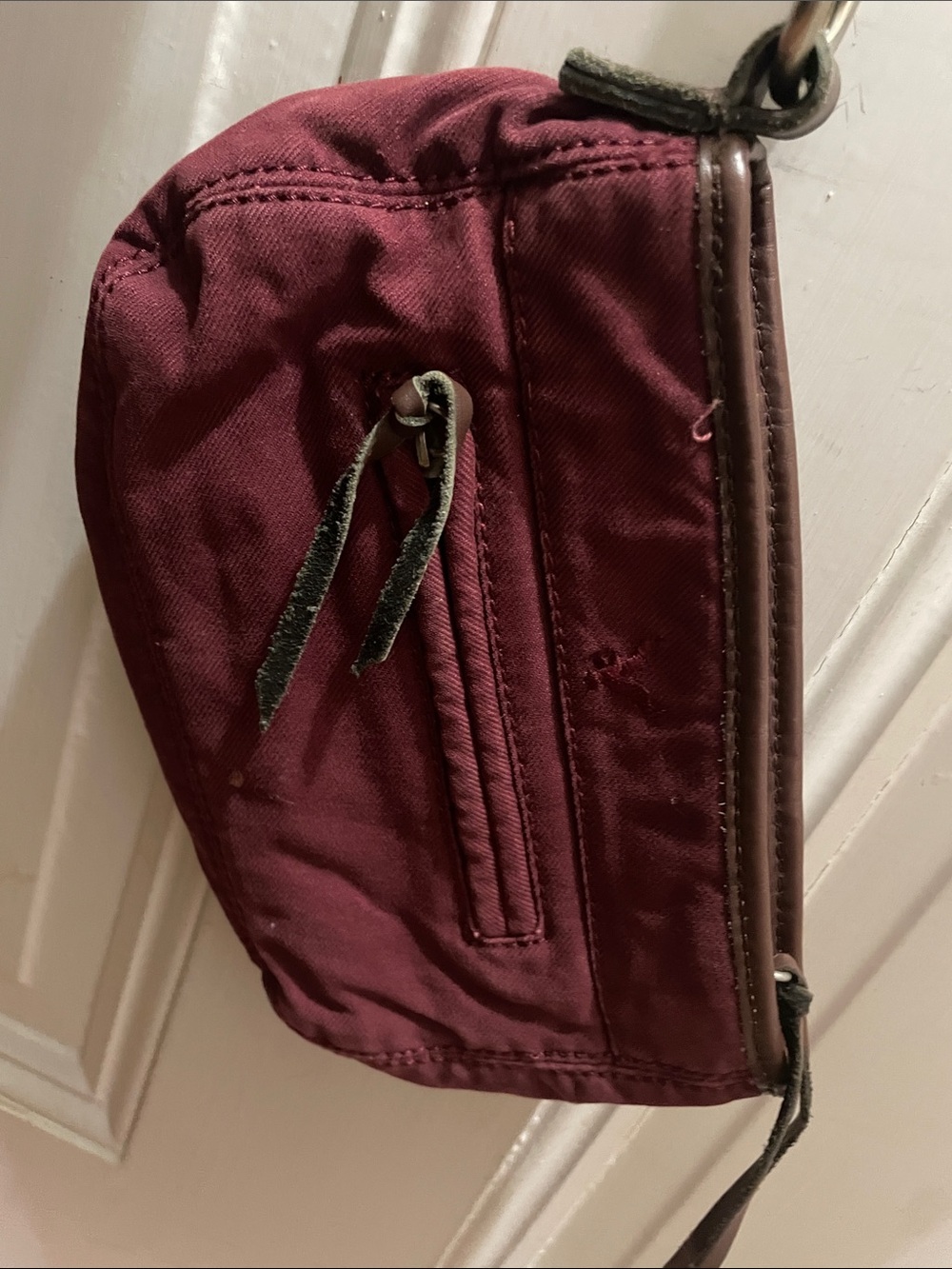 American Eagle Outfitters Burgundy wristlet Bag